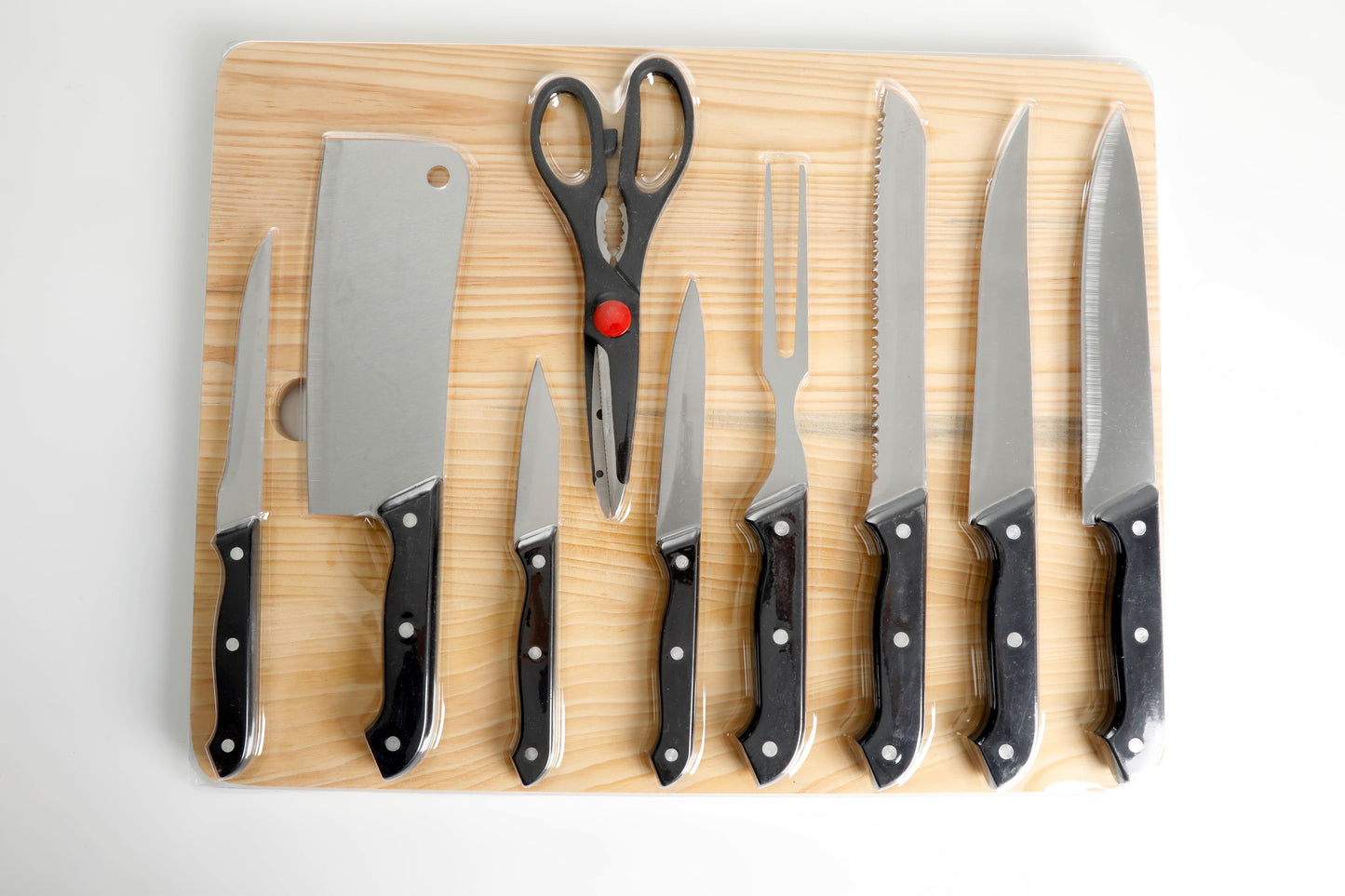 Gibson 10pc Kitchen Cutlery Set - 8/12