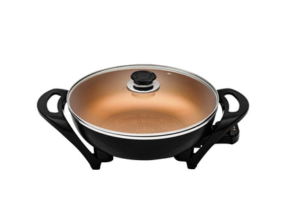 13” NON-STICK MULTIFUNCTIOANAL ELECTRIC WOK, COPPER - June 24